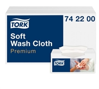 Tork Premium vaskeklud nr. 742200 soft 30x32cm, 135 pr. pk.