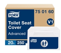 TORK toiletsædepapir - V1  250 ark. pr. pakke