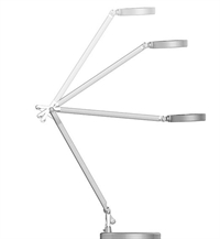 Unilux Senza - LED 2.0 ERGONOMICS - sølvgrå