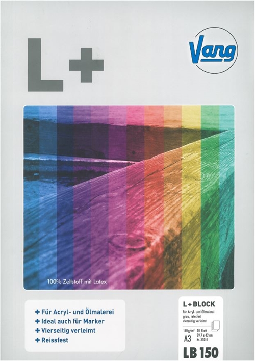 Vang LATEX blok L+  A3 150gram