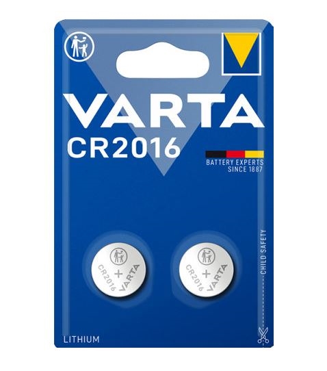 Varta batteri CR2016 - 2 stk