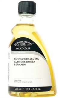 W&N Oil linseed oil refined 500 ML 