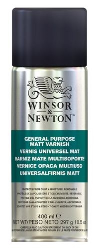 Winsor & Newton General Purpose matt  Varnish 400ml.