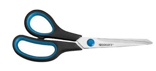 Westcott venstrehånds saks 21cm med soft greb