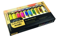 Winsor & Newton Galeria Acryl farvesæt 10 x 20ml.