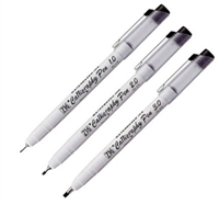 ZIG calligrafi penne sæt, 1mm 2mm og 3mm