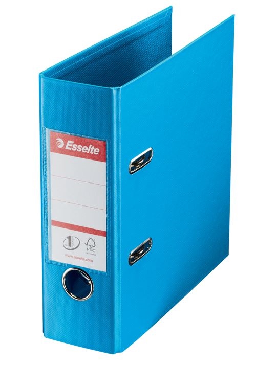 Brevordner A5, no. 1, Esselte, rygbredde 75mm - blå, rød eller hvid