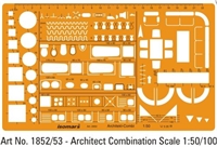 arkitektskabelon forhold 1:50