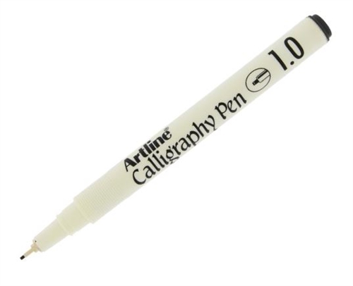 Artline Kalligrafipen 1mm vandfast pigmentblæk