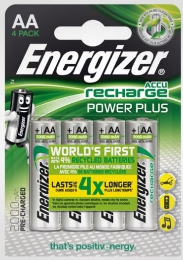 Batteri ENERGIZER opladeligt UNIVERSAL AA 1300 MAH  4/pk. 