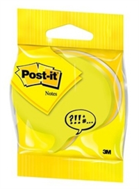 3M Post-it 2007SP - Kubusblok - Taleboble i neonfarver