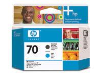 HP no.70 printhead matte black og cyan til HP Z2100