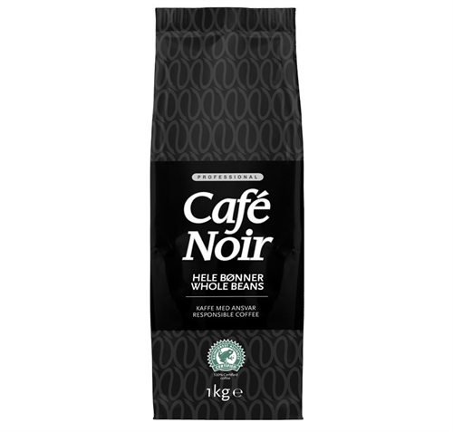 Kaffe cafe NOIR hele bønner UTZ 1000 gram (8stk)