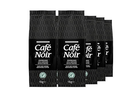 Kaffe Café Noir UTZ Certified 1kg Espresso hele bønner