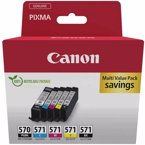 Canon PGI-570/CLI-571 PGBK/C/M/Y/BK Multi Pack