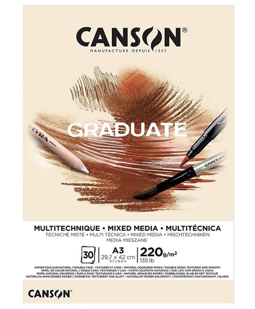Canson Graduate  A3 220g 30sider
