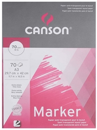 Canson marker blok papir A3 70 ark