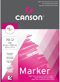 Canson marker blok papir A4 70 ark