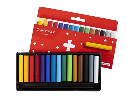 Caran d\'Ache Neocolor I  m/ 15 stk. vokskridt