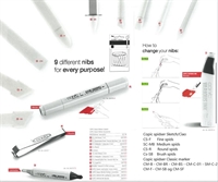 COPIC spidser Ciao og Sketch 3stk/pose
