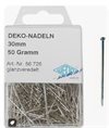 Deko nåle 50 gram pr.æske - længde 30mm
