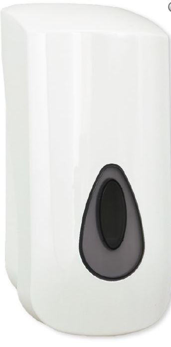 Abena Modular 900 ml hvid manuel logo til påfyldning af skumsæbe blå dråbe