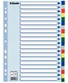 Esselte register A4, 1:20 - farvede faner