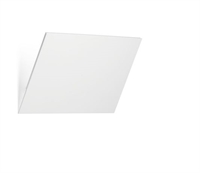 Frontplade Flexibox A4 højformat -  transparant, sort eller hvid