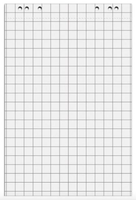 Flipoverpapir Flipchart Pad 67,5x98cm