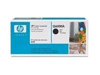 HP lasertoner Q6000A sort,  HP Color LaserJet 1600/2600/CM1015 MFP