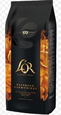 Kaffe L'OR Harmonieux Espresso 1000g helbønne 6 ps. pr. karton