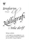 Stregkarton, AGF, Kalligrafi
