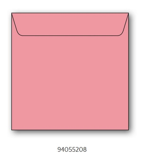 konvolut papperix kvadratisk 16,5x16,5cm  rosa