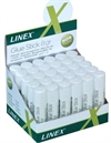 Linex  limstift 8gr.  30 stk. pr. display = minimumsalg