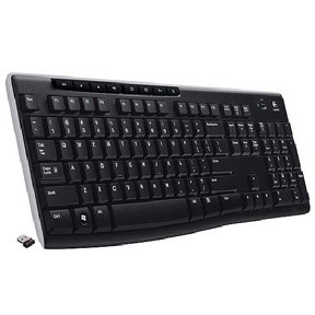 Logitech K270 Trådløst tastaur, black (Nordic)
