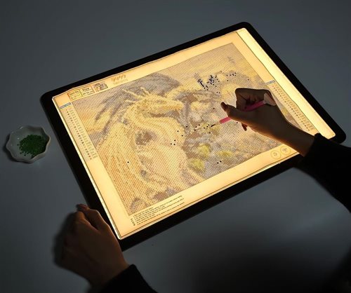 Lysplade LightPad A3 LED med genopladeligt batteri og lysregulering