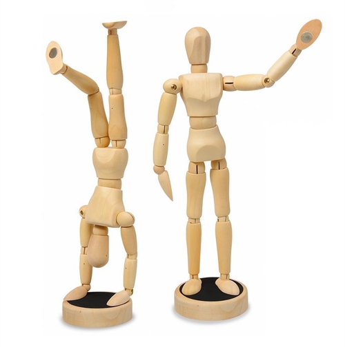 Modeldukke magnetisk 30 cm tegnedukke 