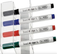 Boardmarker magnetisk holder i akryl - penneholder til 4 penne
