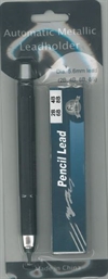 Pencil holder 5,6mm. incl. 7 stk. 5,6mm bly, ass. hårheder