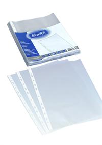 Plastlomme A4, Bantex PP refleksfri, 100 stk., tykkelse 0,04mm