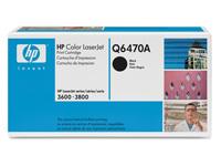 HP Q6470A color laserjet toner, sort