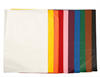 Silkepapir 50x70cm 250 ark. 10 forskellige farver med 25 ark af hver farve. 