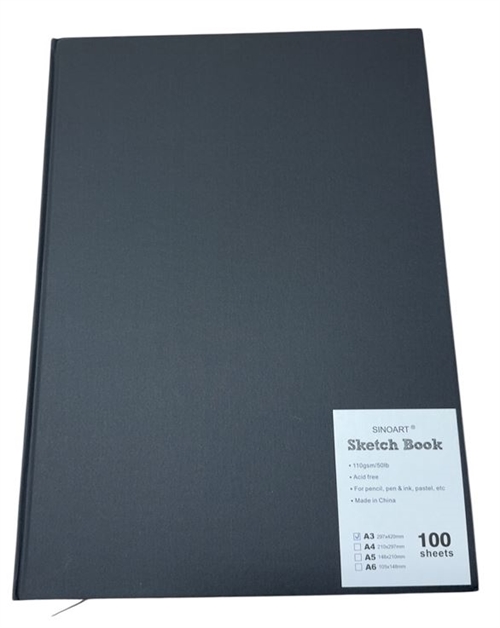 Sketch Artist skitsebog A3 110g papir naturhvid - 100 sider