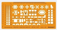 Isomars arkitekt møbelskabelon 1877 - 1:200