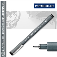 Staedtler Mars pigment marker 308, tegnepen fra tykkelse 0,05 til 0,8mm