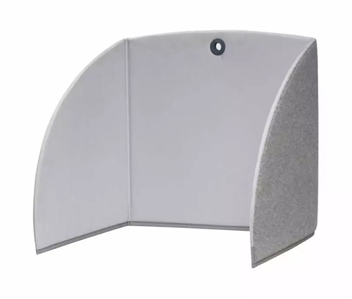  StandUp lyddæmpende bordskærm 58x55cm grå