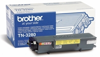 Brother Toner TN-3280 / TN3280 - Sort
