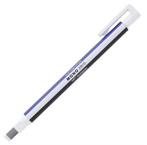 Tombow MONO Zero viskelæderpen 2,5x5mm (firkantet) - hvid