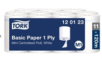 Tork håndklæderulle UNI 310 MINI M1 tork nr. 120123  21cm x 120m 