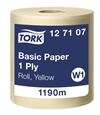 TORK aftørringspapir universal 310 nr. 127107  gul W1  1-lags 33cm x 1190m